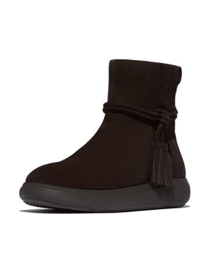 FitFlop Iq-comff tassel suede short boots
