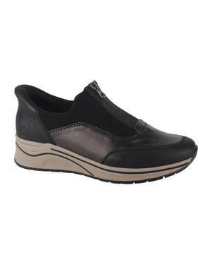 Rieker N9553-25 dames instappers sportief