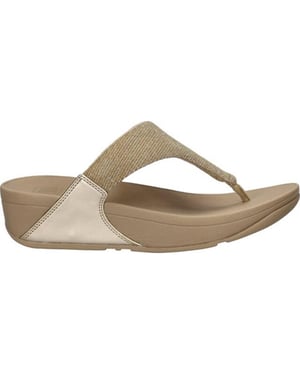 FitFlop Lulu shimmer toe post sandals
