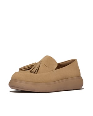 FitFlop Iq-comff tassel suede loafers
