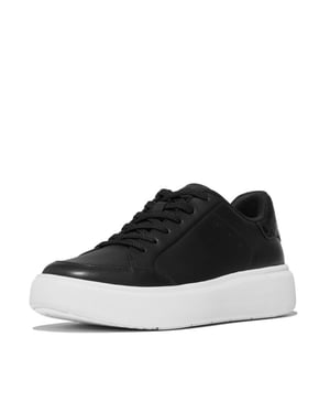 FitFlop Rtg sequin-backtab leather sneakers