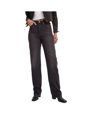 Levi's Ribcage full length static noise black denim