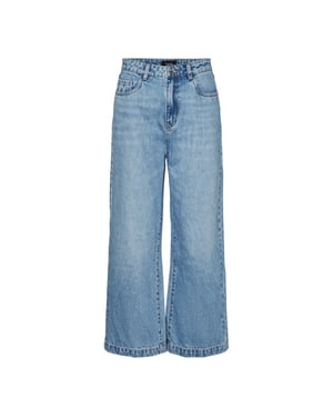 Vero Moda Vmkathy hr wide cropped jeans gu382 blue denim