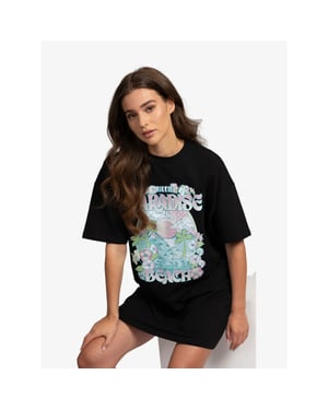 Nikkie Dames jurk paradise t-dress zwart