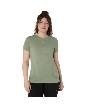 Asics road seamless ss top hardloop t-shirt korte mouw zomer dames -
