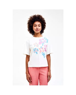CKS 305674 zam t-shirts saria beige medium