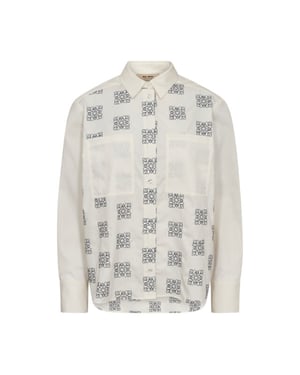 Mos Mosh 173000 180 mosmosh mm weina geo shirt ecru