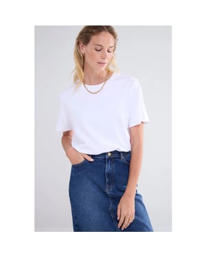 Summum Lyon-30645 short sleeve top classic cotton tee