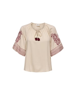 Jacqueline de Yong Risso life bianca l/s top