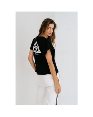 Maicazz Nanora-t-shirt black/offwhite su25.75.027