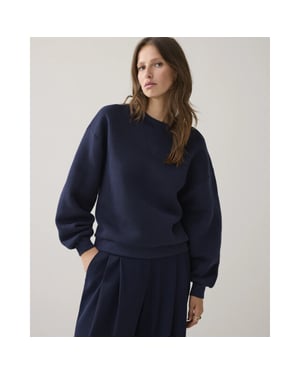 Summum Hamburg-30413 495 sweatshirt soft sweat midnightblue