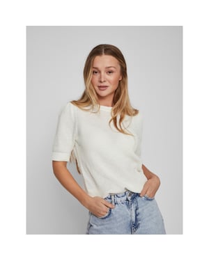 Vila Vidalo o-neck s/s knit top/su noo