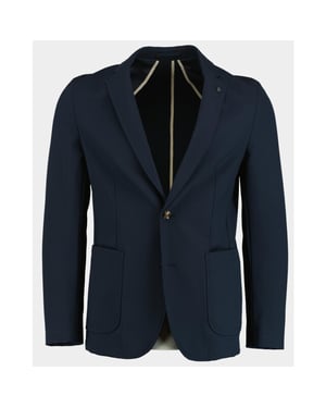 Bos Bright Blue Colbert lind unlined jacket drop 8 251038li10bo/290 navy