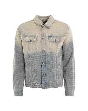 Flaneur Homme Heren faded tweed jacket /jeans