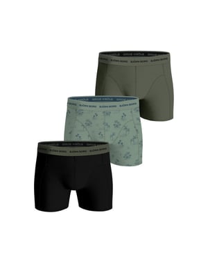 Björn Borg Björn borg heren boxershorts 3-pack – zwart, & palmboomprint
