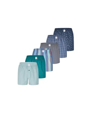MG-1 Wijde boxershorts heren 6-pack pack d505