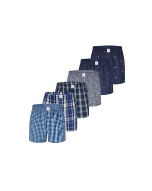 MG-1 Wijde boxershorts heren 6-pack pack d510