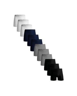 Muchachomalo Heren 12-pack boxershorts effen