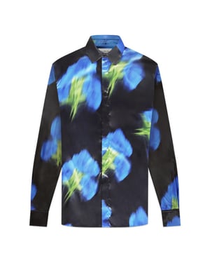 Flaneur Homme Heren blurred flower shirt
