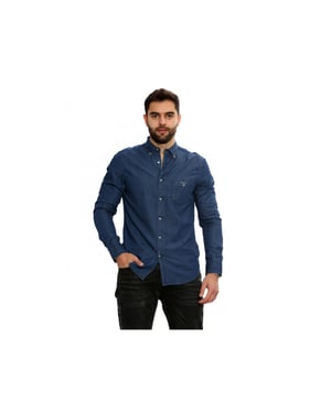 Gant Heren Regular Fit Overhemd | Het Indigo Overhemd