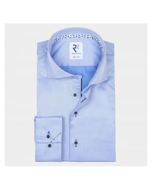 R2 Amsterdam Casual hemd lange mouw widespread nos.twill.002/000018