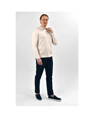 Vercate Knitted poloshirt off white