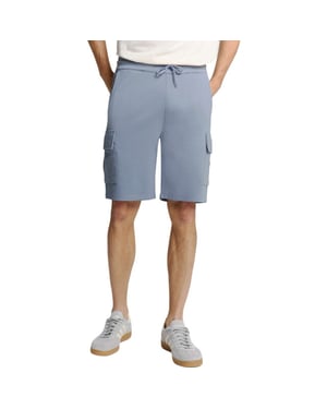 No Excess Short cargo jersey washed blue