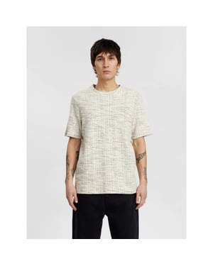Anerkjendt 901922 akkikki jacquard tee 9503 tofu
