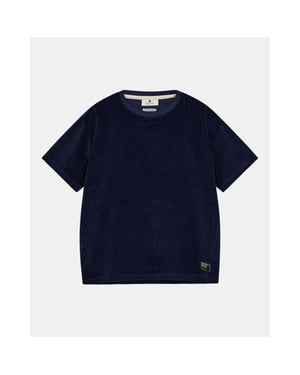 Anerkjendt 901979 kvillads corduroy s/s tee 3059 sky captain