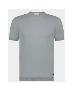 Born with Appetite T-shirt korte mouw wake knitted t-shirt 25108wa35/939 dusty grey