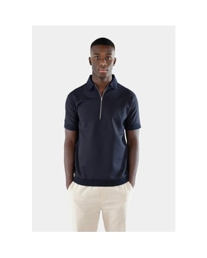 Ciszere 20079-008 clay jersey half zip navy