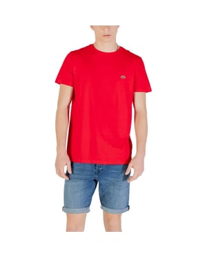 Lacoste Men's Crew Neck T-Shirt Red