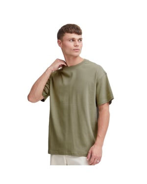 Solid Casual t-shirt heren