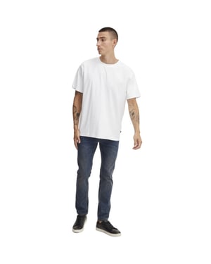 Solid Casual t-shirt heren