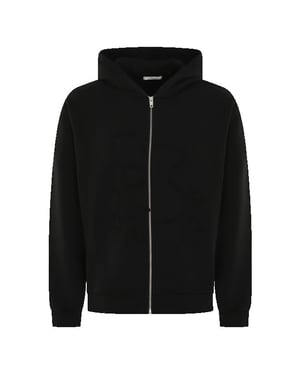 Flaneur Homme Heren blossom patches zip-up