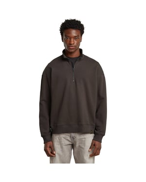 G-Star Essential loose half zip sw
