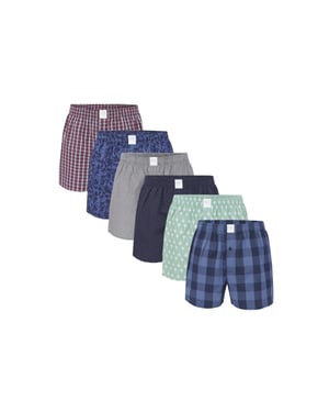 MG-1 Wijde kinder boxershorts jongens 6-pack d300k