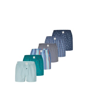 MG-1 Wijde kinder boxershorts jongens 6-pack d505k