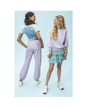 Looxs Revolution Baggy cargo parachute broek voor meisjes in de kleur
