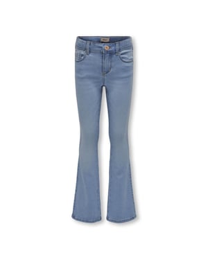 Only Kogroyal life reg flared p blue denim