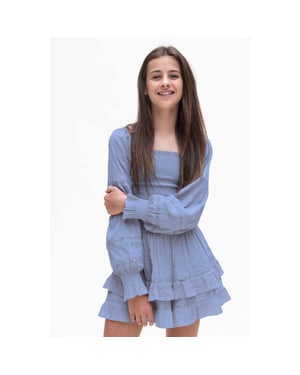 Looxs Revolution Boho jurk/short sky voor meisjes in de kleur