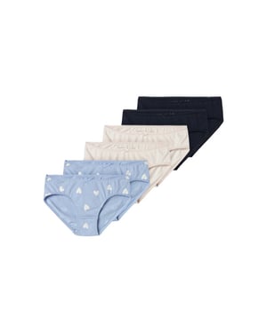 Name It Meisjes slips nkfbriefs hartjes 6-pack multicolor