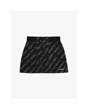 Karl Lagerfeld Meisjes spijkerrok denim grey