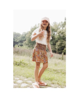 Looxs Revolution Zomer rokje retro vibes voor meisjes in de kleur