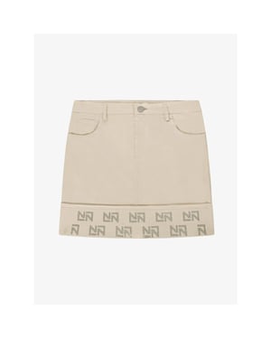 Nik & Nik Floor skirt wood ash