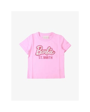 MC Saint Barth Meisjes t-shirt elly barbie classic sb glitter