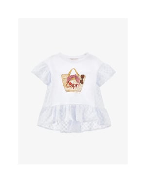 Monnalisa Meisjes t-shirt maxi
