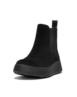 FitFlop F-mode suede flatform chelsea boots