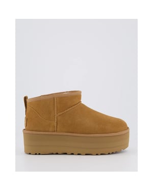 UGG Australia Dames ultra mini platform chestnut