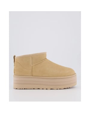 UGG Australia Dames ultra mini platform driftwood